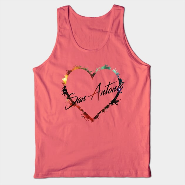 I Love San Antonio Tank Top by StupidHead